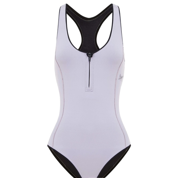NEW UNWORN ABYSSE Elle one piece IN SOLD OUT LILAC - Picture 4 of 11